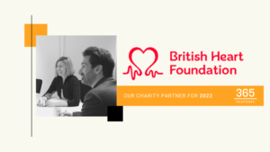 365 Response working with the British Heart Foundation charity